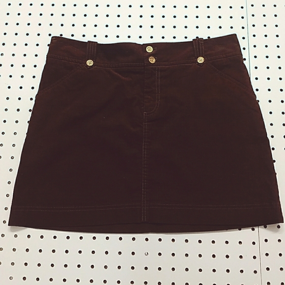 Lilly Pulitzer Dresses & Skirts - Lily Pulitzer Brown Corduroy Mini, Size 6